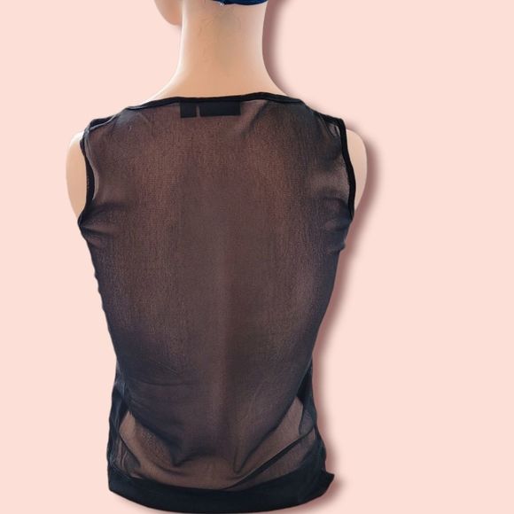Medium Mexx sheer back v neck jeweled tank top - Picture 3 of 3